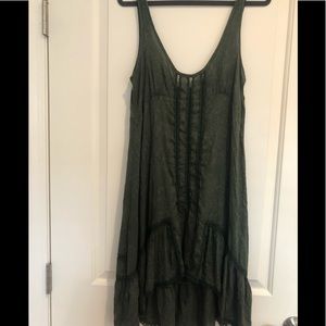 Free People Lace Slip High Low